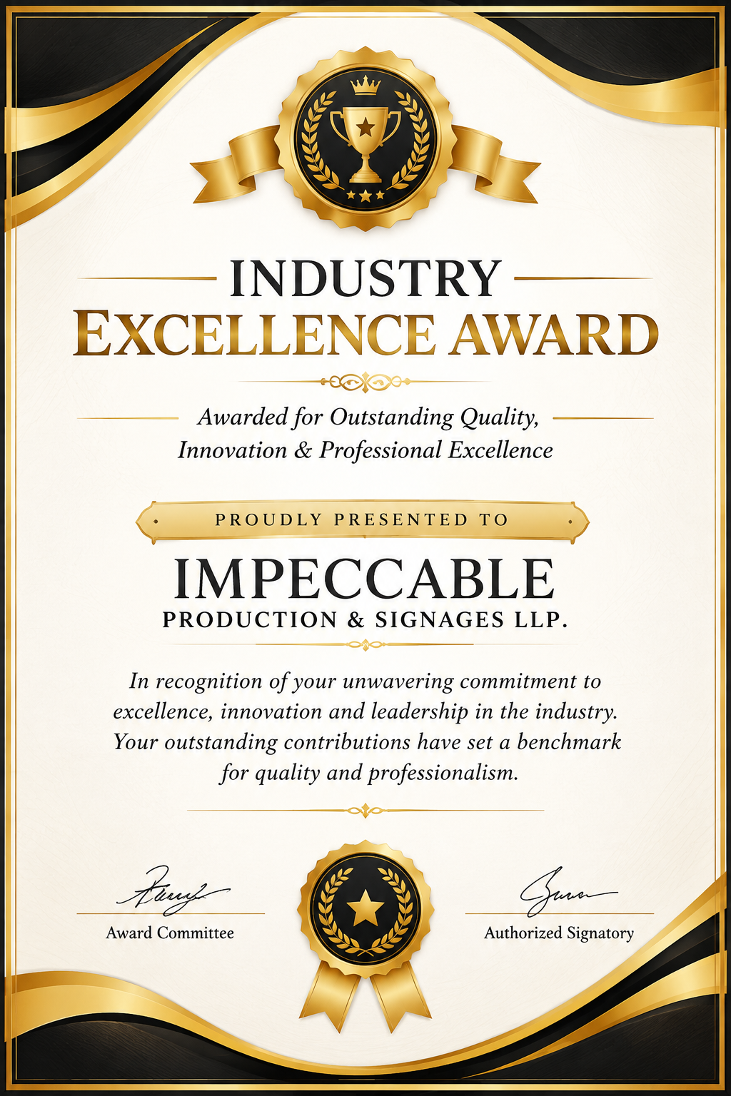 Business Recognition