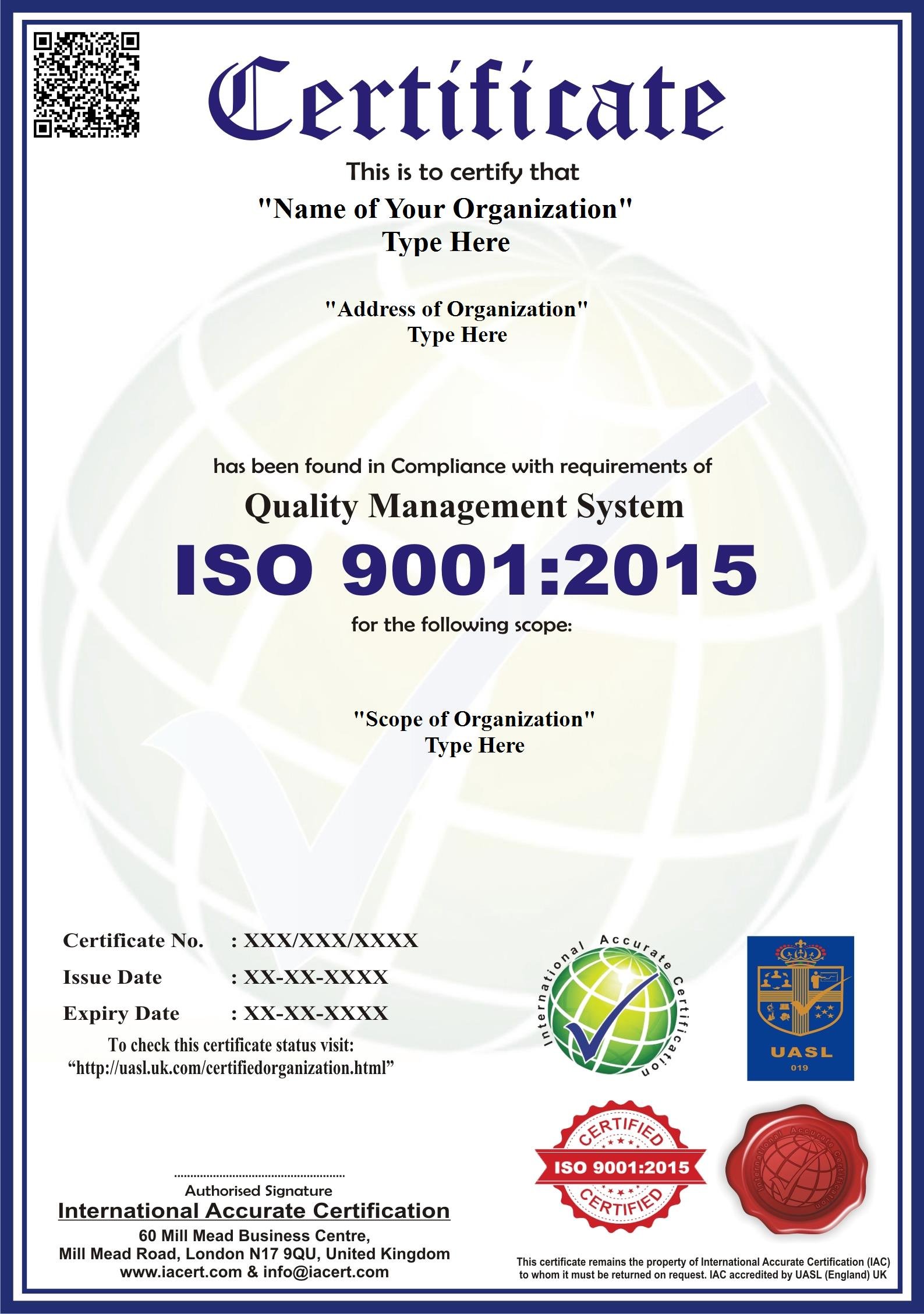 ISO 9001:2015